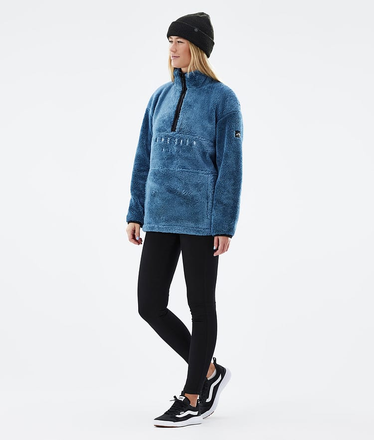 Dope Pile W 2022 Fleecepullover Damen Blue Steel, Bild 3 von 8