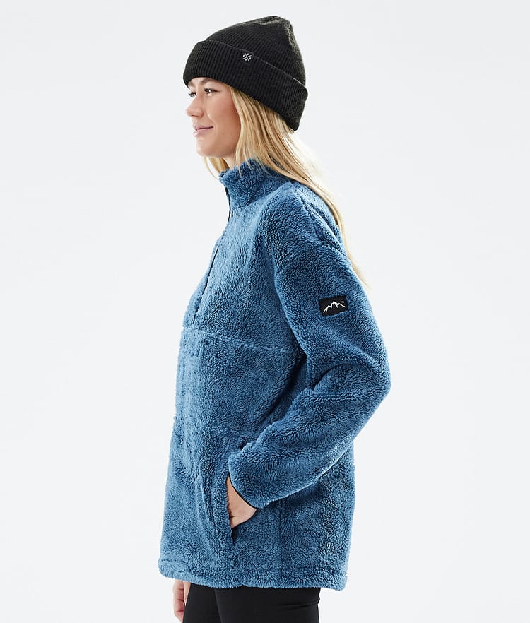 Dope Pile W 2022 Fleece Sweater Women Blue Steel