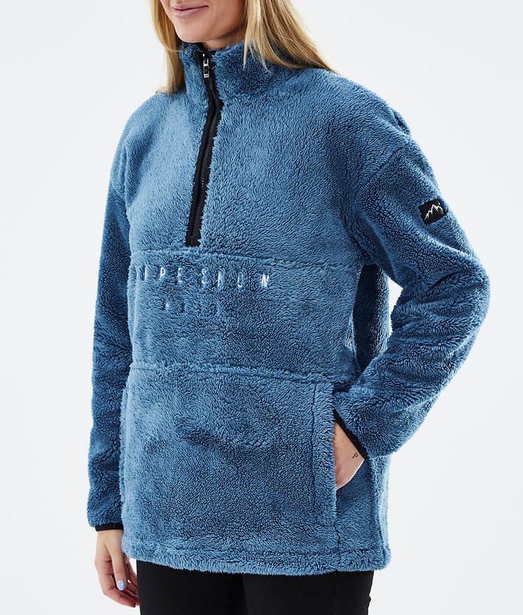 Dope Pile W 22 Fleecepullover Damen Blue Steel, Bild 7 von 8
