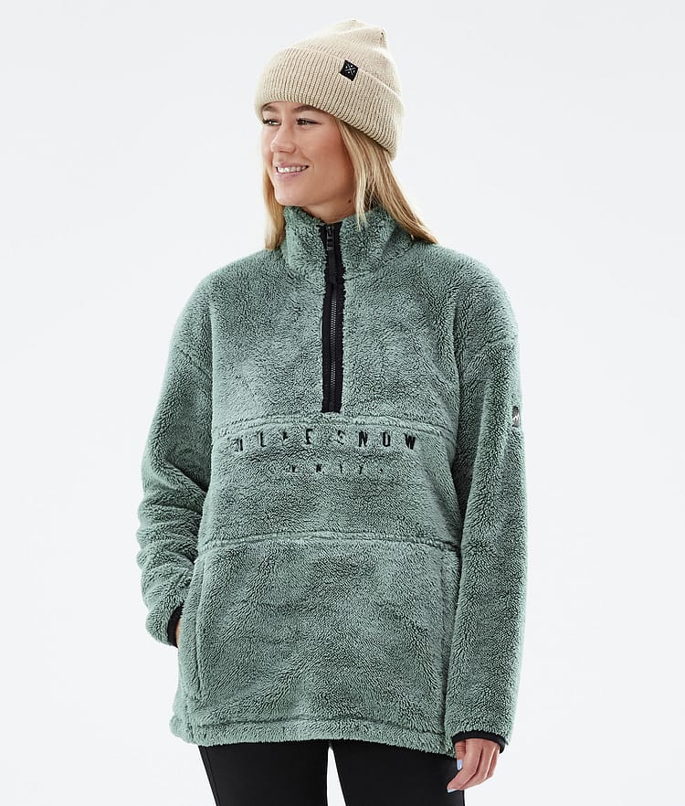 Dope Pile W 2022 Sweat Polaire Femme Faded Green, Image 1 sur 8