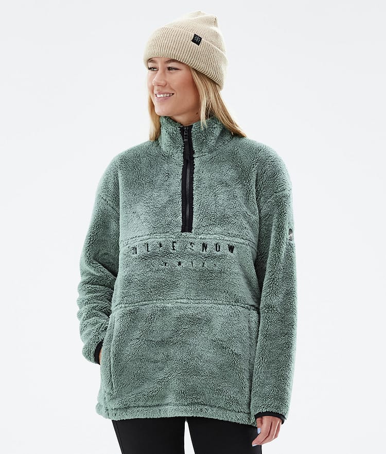 Dope Pile W 2022 Forro Polar Mujer Faded Green, Imagen 1 de 8