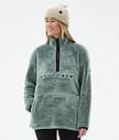 Dope Pile W 2022 Felpa Pile Donna Faded Green