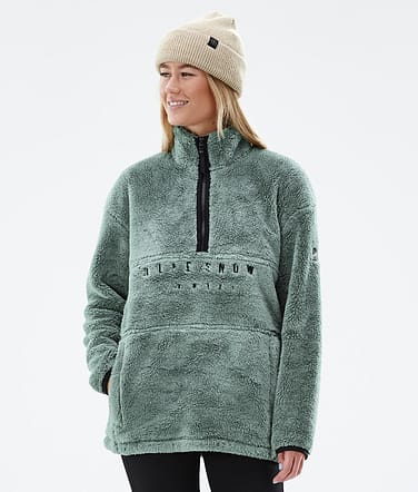 Dope Pile W 2022 Sweat Polaire Femme Faded Green