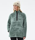 Dope Pile W 2022 Fleece Sweater Women Faded Green, Image 1 of 8