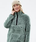 Dope Pile W 2022 Fleece Sweater Women Faded Green