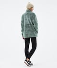 Dope Pile W 2022 Sweat Polaire Femme Faded Green, Image 4 sur 8