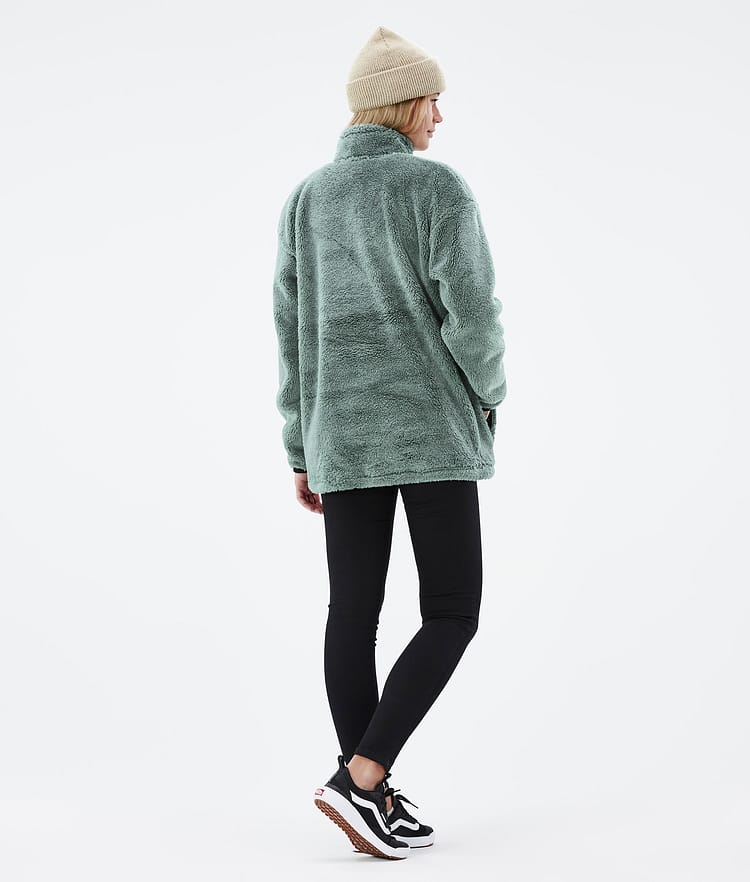 Dope Pile W 2022 Fleece Sweater Women Faded Green, Image 4 of 8