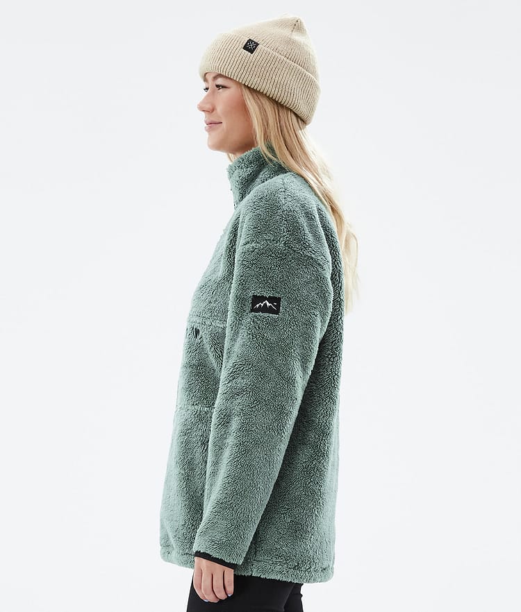 Dope Pile W 2022 Fleece Sweater Women Faded Green, Image 5 of 8