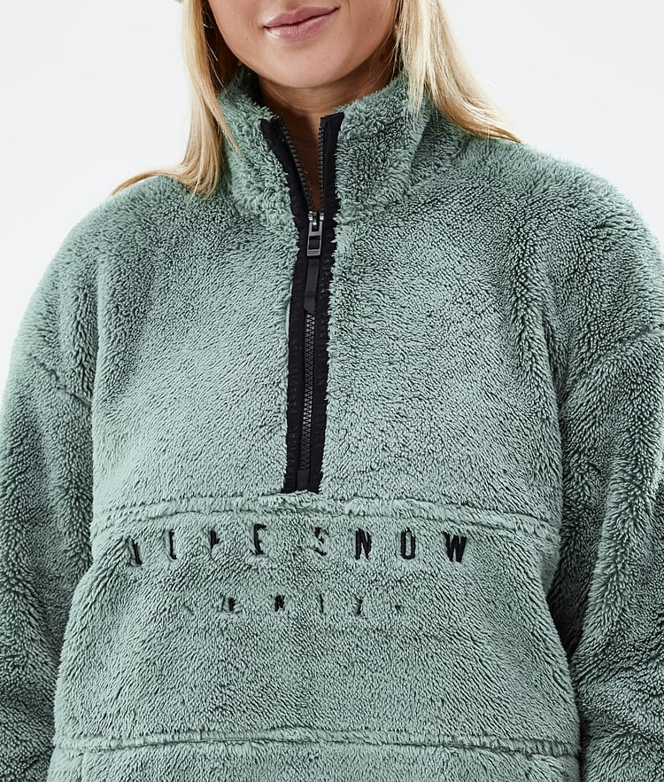 Dope Pile W 2022 Fleece Sweater Women Faded Green, Image 8 of 8
