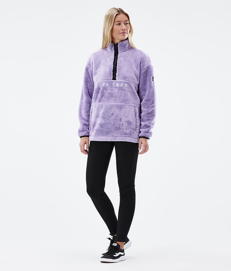 Dope Pile W 22 Fleece Trui Dames Faded Violet, Afbeelding 3 van 8