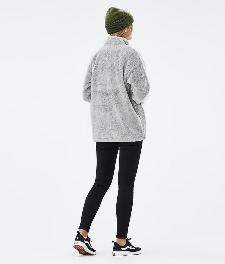Dope Pile W 22 Fleece Trui Dames Light Grey, Afbeelding 4 van 8