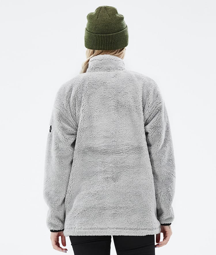 Dope Pile W 22 Fleece Trui Dames Light Grey, Afbeelding 6 van 8