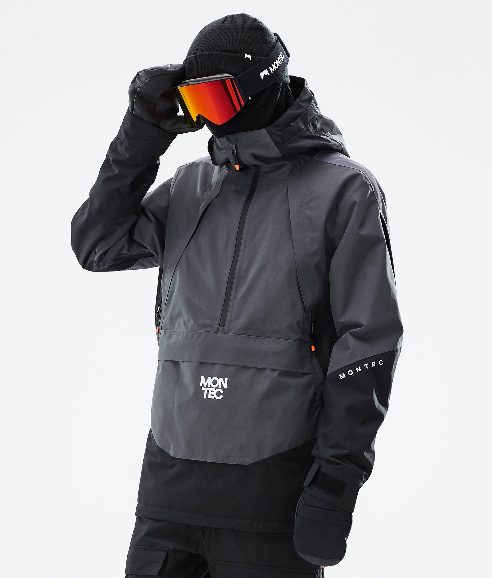 Montec Apex Giacca Snowboard Uomo Phantom/Black/Pearl - Nero