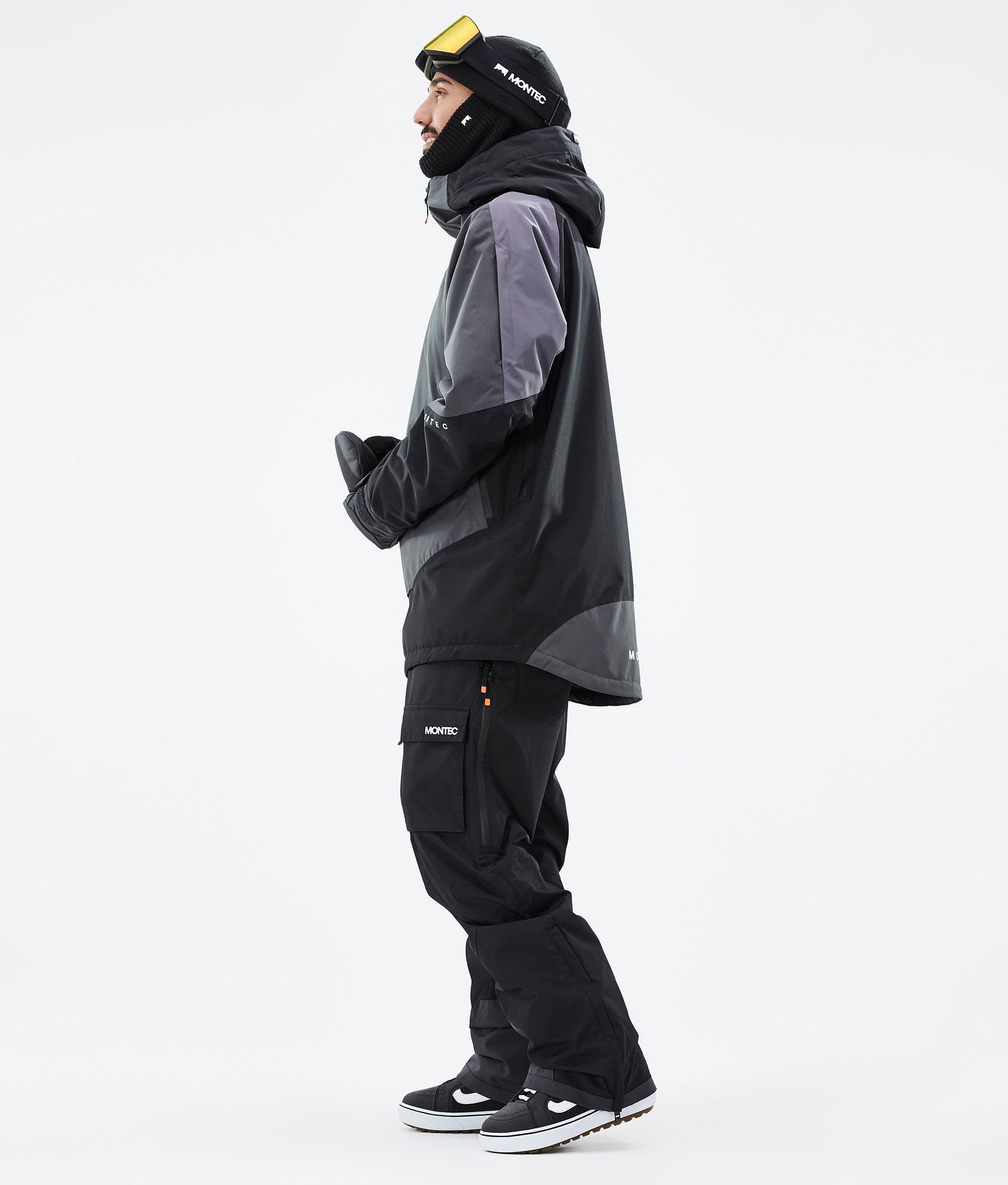 Montec Apex Kurtka Snowboardowa Mężczyźni Phantom/Black/Pearl