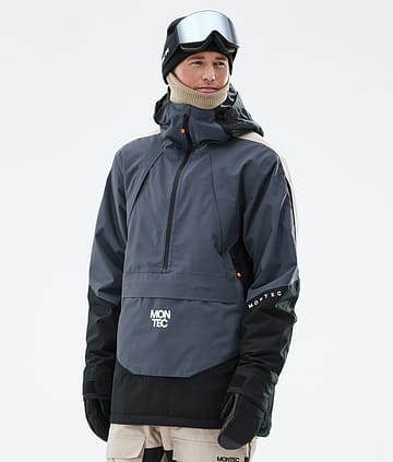 Montec Apex Kurtka Snowboardowa Mężczyźni Metal Blue/Black/Sand