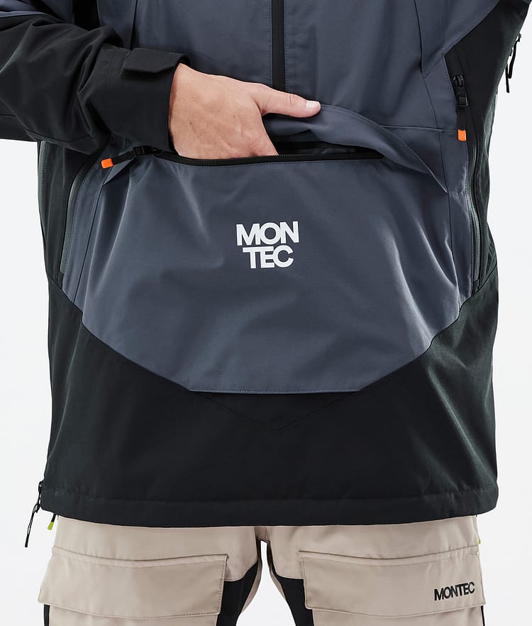 Montec Apex Giacca Snowboard Uomo Metal Blue/Black/Sand, Immagine 10 di 10