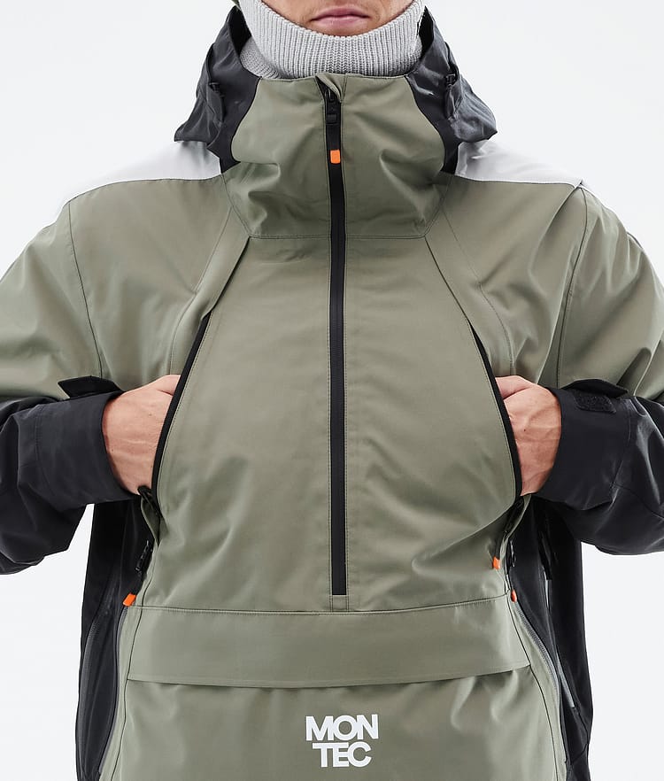 Montec Apex Snowboard Jacket Men Greenish/Black/Light Grey