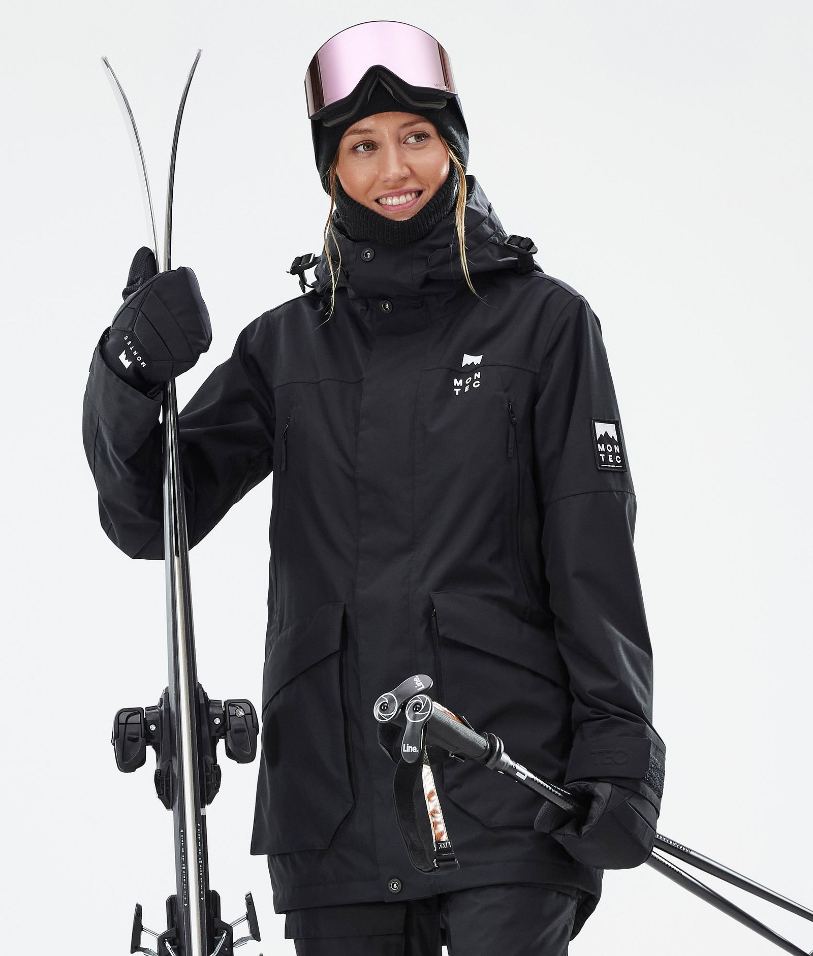 Montec Virago W Veste de Ski Femme Black, Image 1 sur 10
