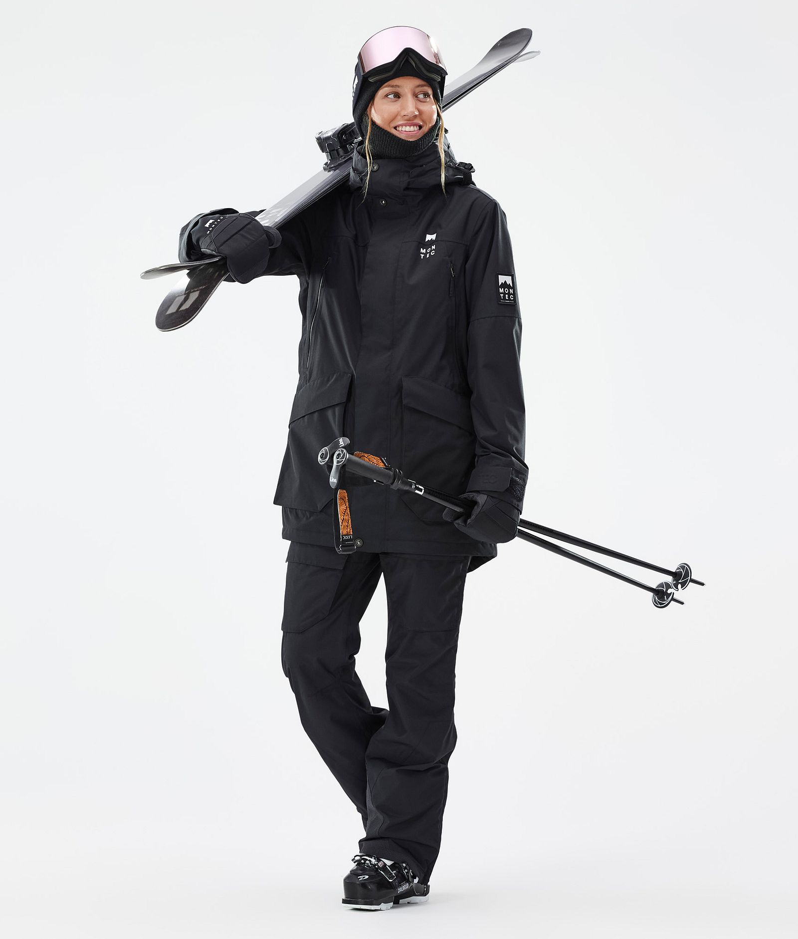 Montec Virago W Veste de Ski Femme Black, Image 3 sur 10