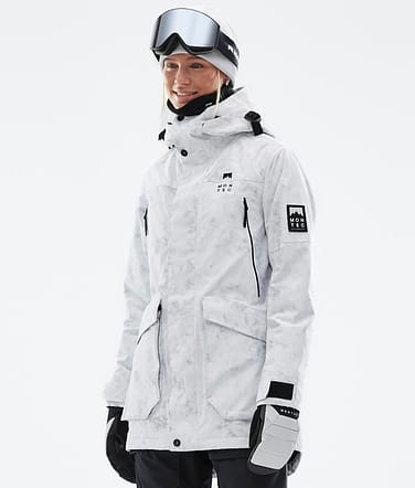Montec Virago W Snowboard Jacket Women White Tiedye