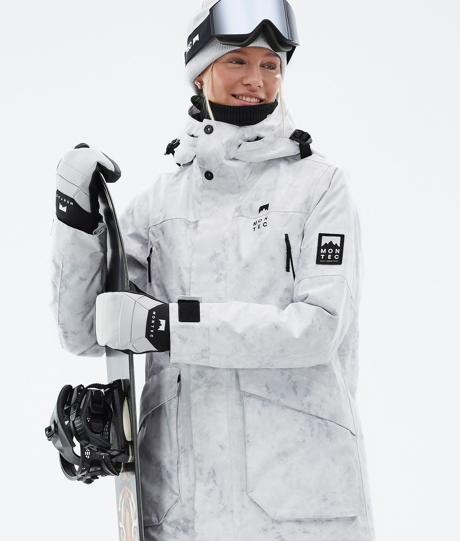 Montec Virago W Snowboard jas Dames White Tiedye Renewed
