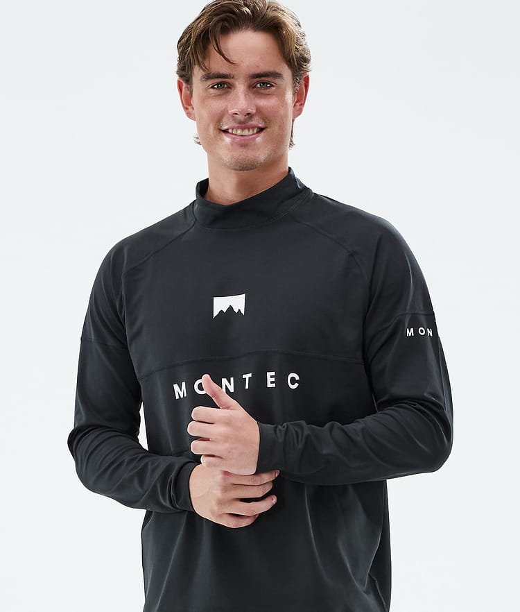 Montec Alpha Funktionsshirt Herren Black, Bild 2 von 5