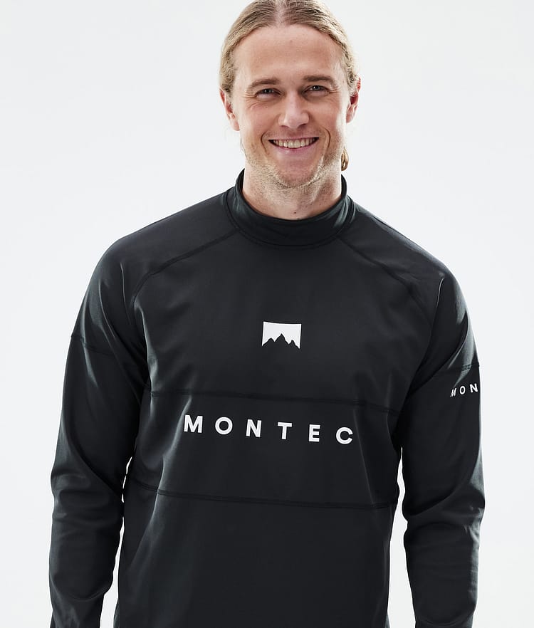 Montec Alpha Basislaag Top Heren Black, Afbeelding 2 van 5