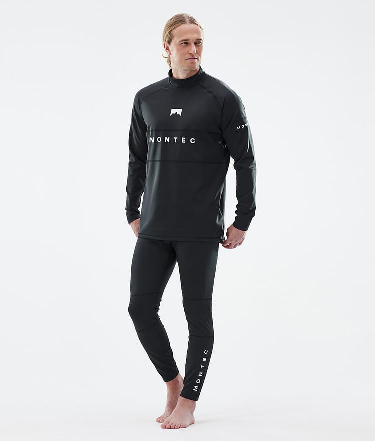 Montec Alpha Basislaag Top Heren Black, Afbeelding 3 van 5