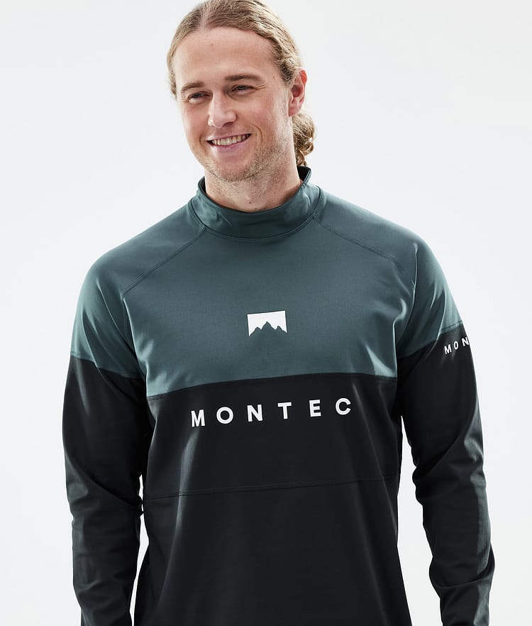 Montec Alpha Basislaag Top Heren Dark Atlantic/Black, Afbeelding 2 van 5
