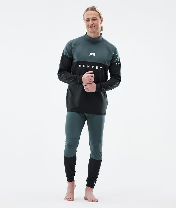 Montec Alpha Basislaag Top Heren Dark Atlantic/Black, Afbeelding 3 van 5