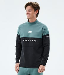 Montec Alpha Baselayer top Herre Atlantic/Black