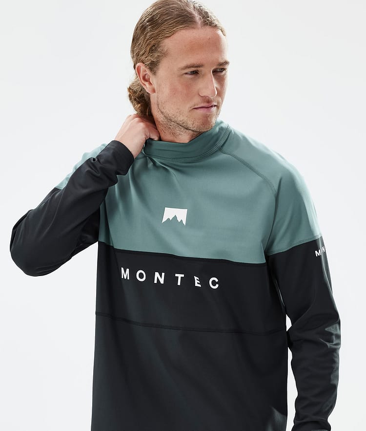 Montec Alpha Camiseta Térmica Hombre Atlantic/Black, Imagen 2 de 6