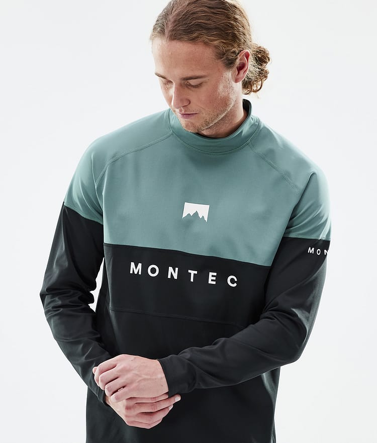 Montec Alpha Basislaag Top Heren Atlantic/Black, Afbeelding 2 van 5