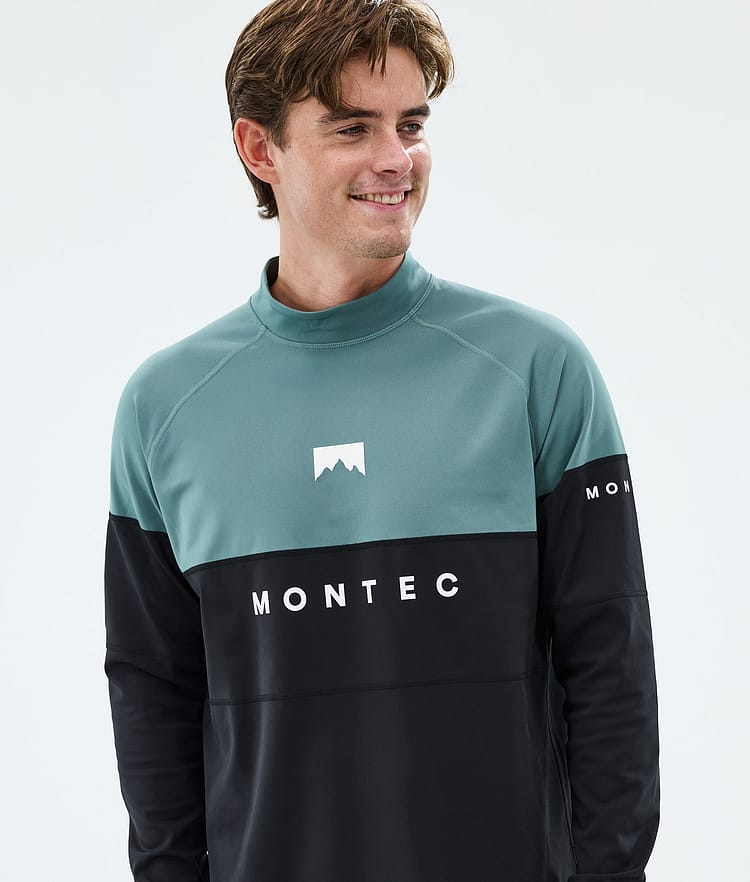Montec Alpha Maglia Termica Uomo Atlantic/Black, Immagine 2 di 5