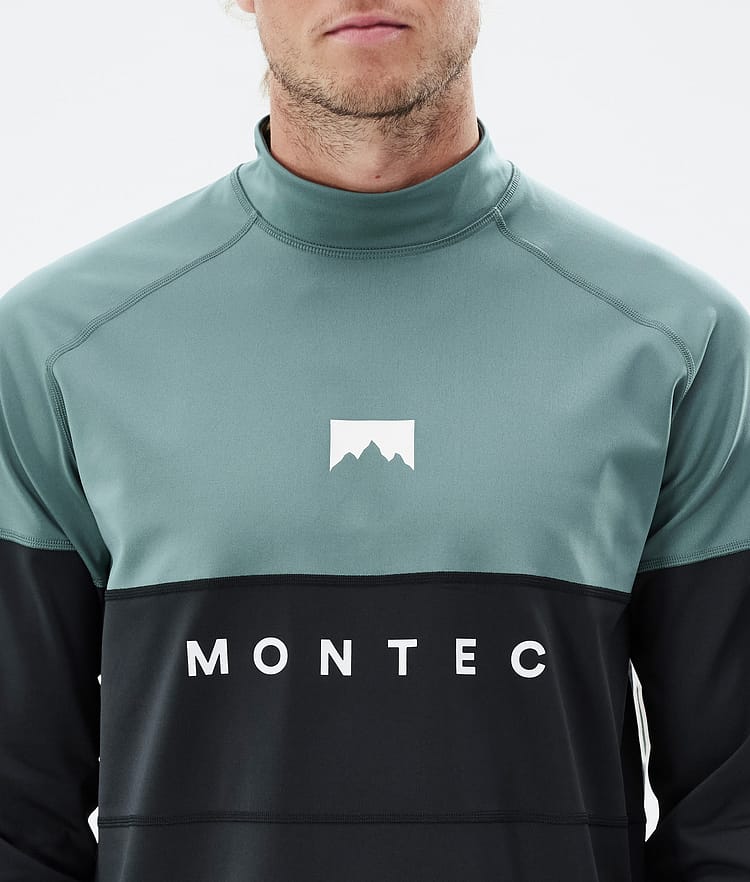 Montec Alpha Tee-shirt thermique Homme Atlantic/Black, Image 6 sur 6