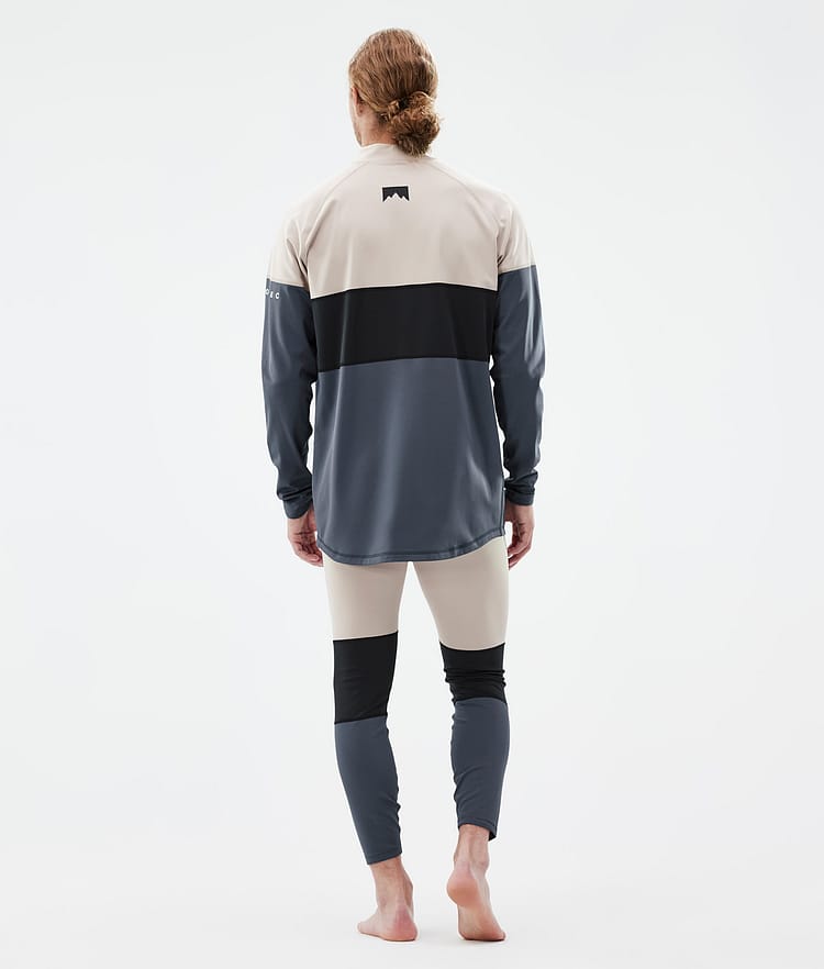 Montec Alpha Base Layer Top Men Sand/Black/Metal Blue