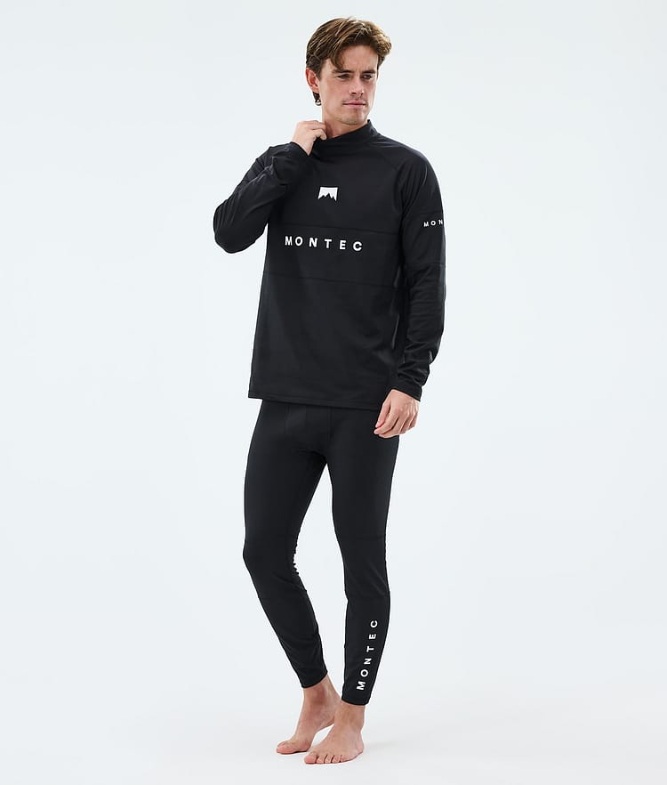 Montec Alpha Pantalon thermique Homme Black, Image 3 sur 7