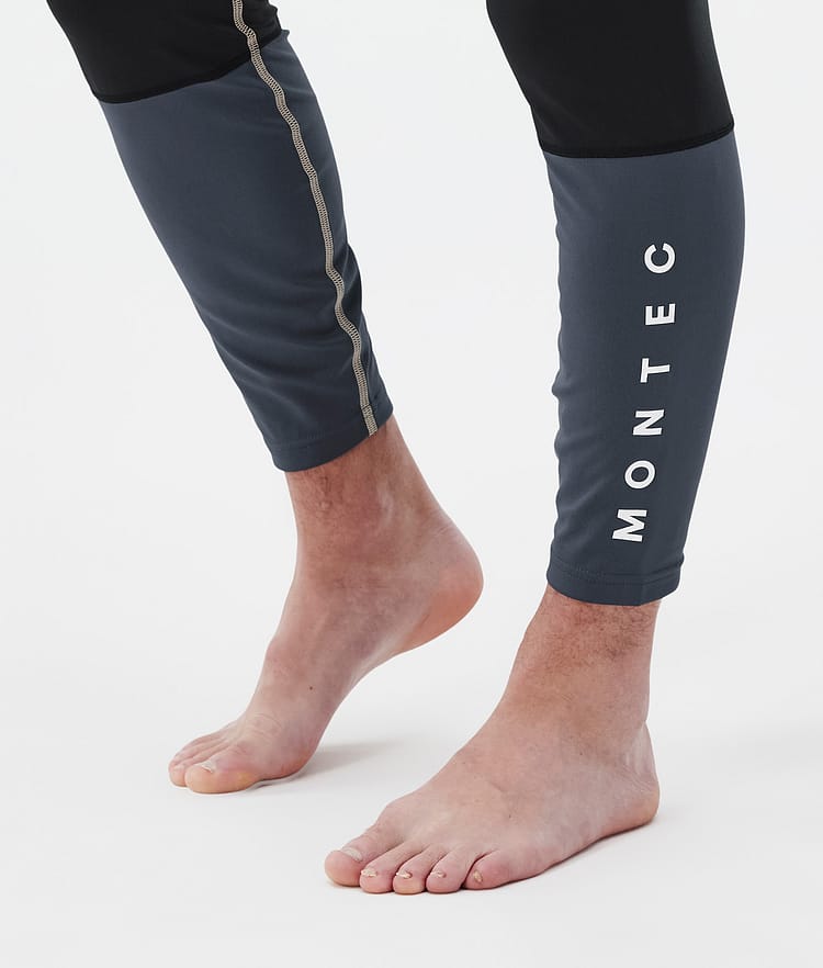 Montec Alpha Pantaloni Termici Uomo Sand/Black/Metal Blue