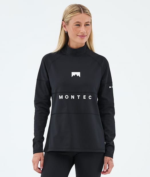 Montec Alpha W Basislaag Top Dames Black
