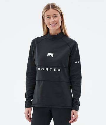 Montec Alpha W Base Layer Top Women Black