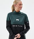 Montec Alpha W Tee-shirt thermique Femme Dark Atlantic/Black