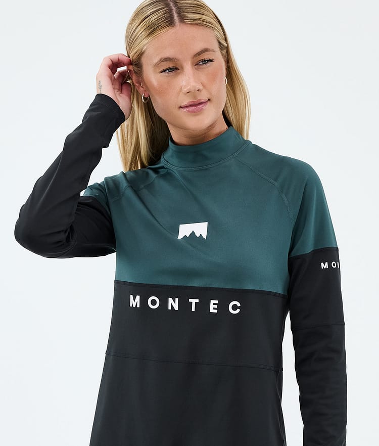 Montec Alpha W Basislaag Top Dames Dark Atlantic/Black, Afbeelding 2 van 5