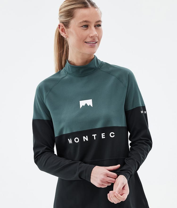 Montec Alpha W Basislaag Top Dames Dark Atlantic/Black, Afbeelding 2 van 5