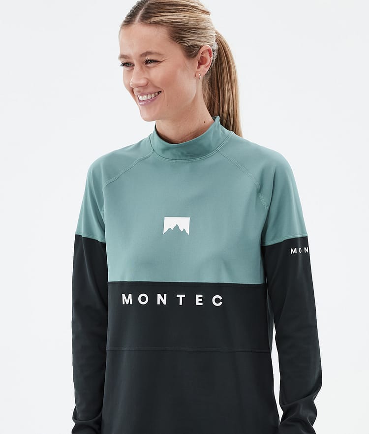 Montec Alpha W Basislaag Top Dames Atlantic/Black, Afbeelding 2 van 5