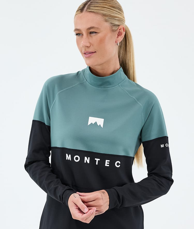 Montec Alpha W Basislaag Top Dames Atlantic/Black, Afbeelding 2 van 5