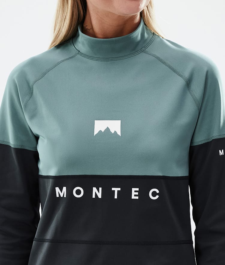 Montec Alpha W Funktionsshirt Damen Atlantic/Black