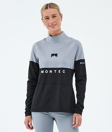 Montec Alpha W Base Layer Top Soft Blue/Black