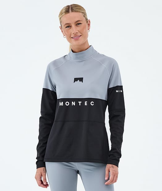 Montec Alpha W Basislaag Top Dames Soft Blue/Black