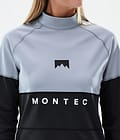 Montec Alpha W Base Layer Top Women Soft Blue/Black