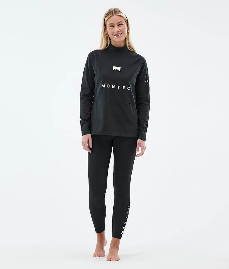 Montec Alpha W Legginsy Termoaktywne Kobiety Black, Zdjęcie 3 z 7